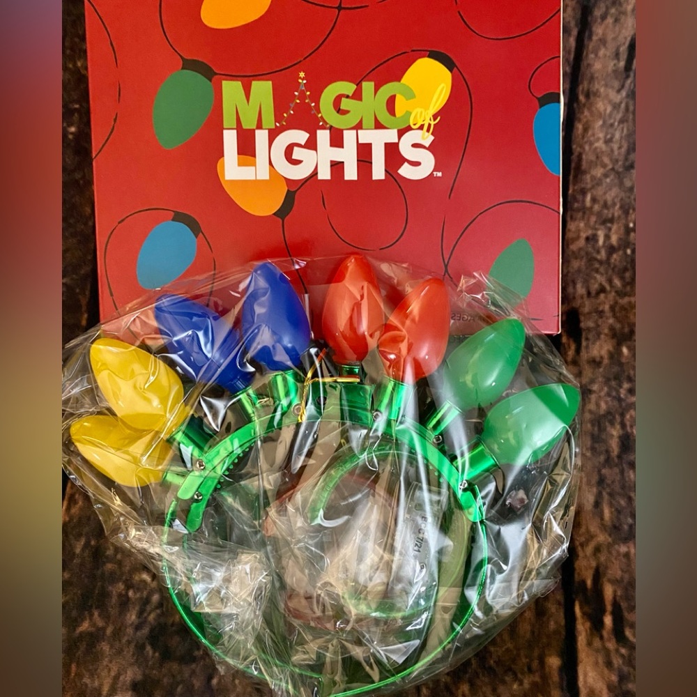Magic Lights Set of 2 Headbands & Bracelets (W/Batteries)